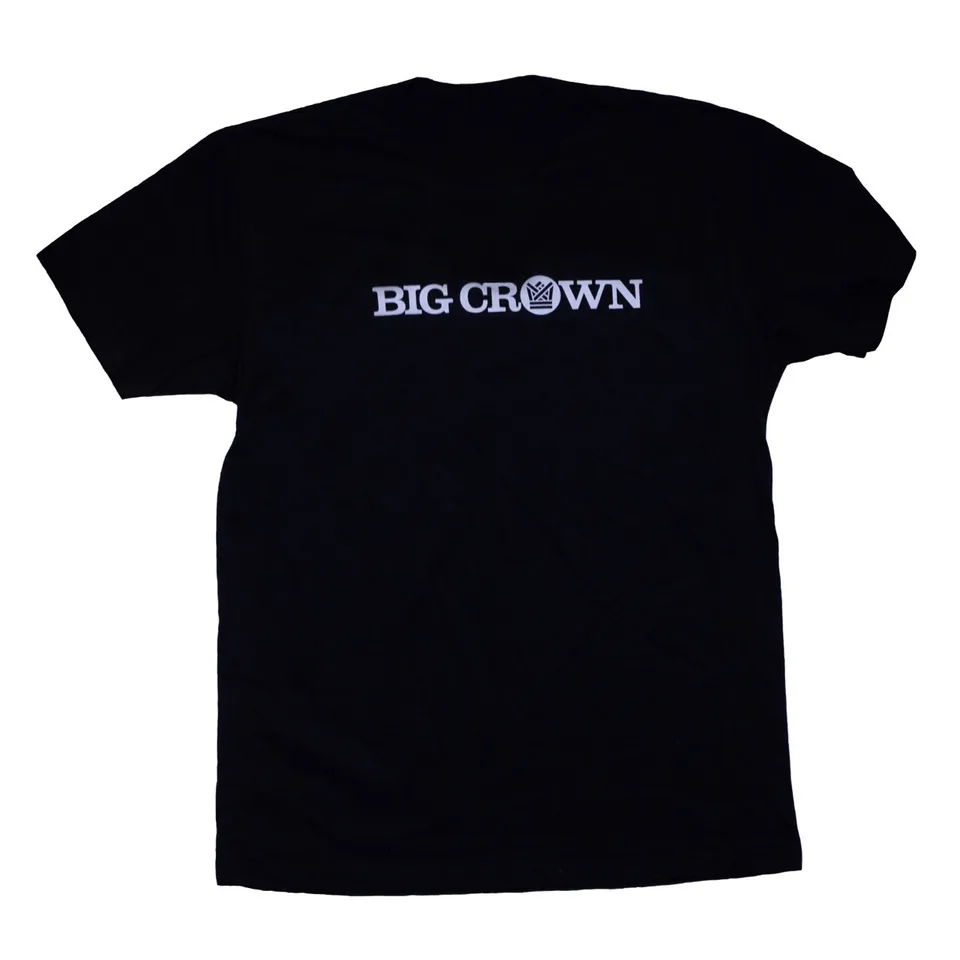 Big Crown Logo T-Shirt noir coton merch label soul funk