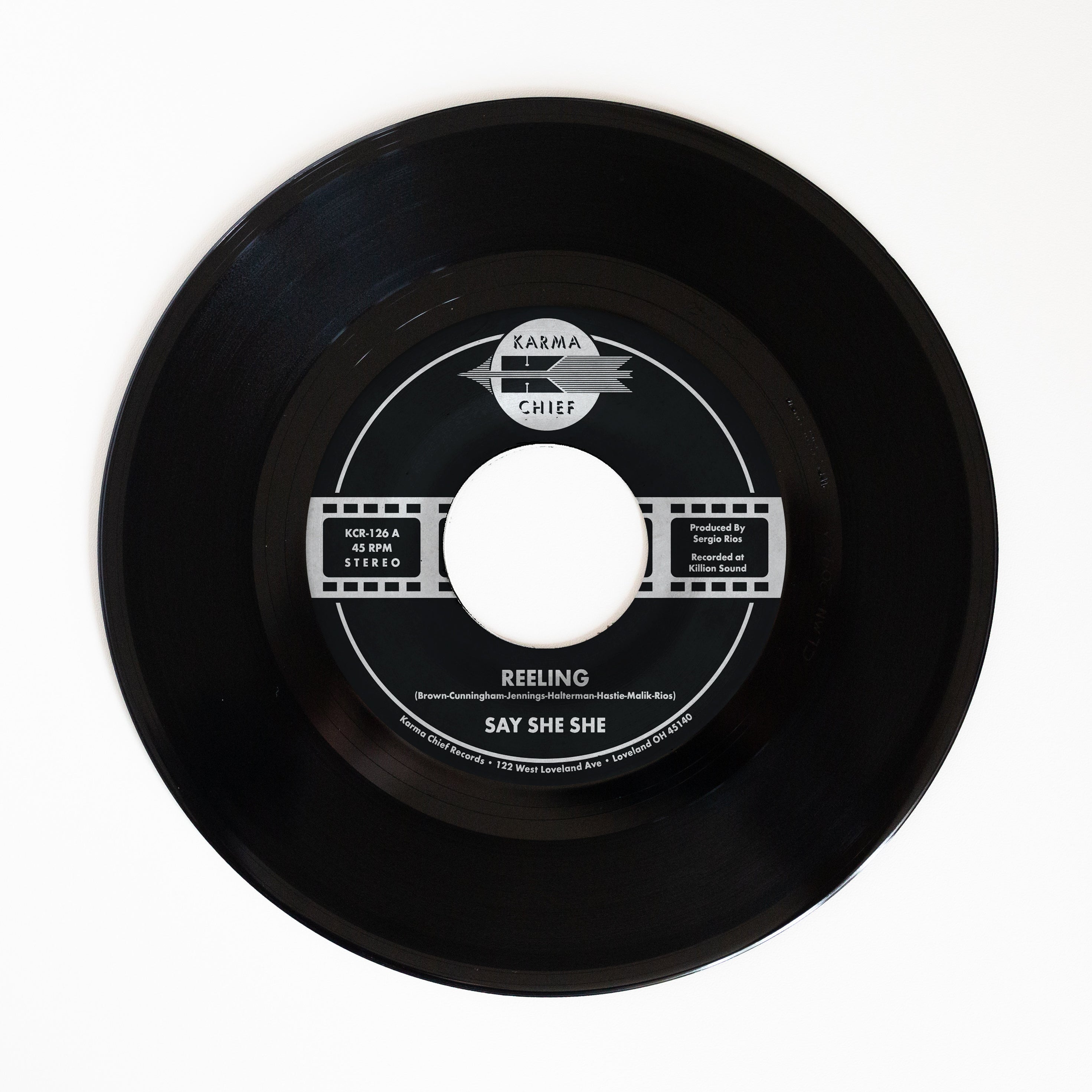 Say She She Reeling 45 tours vinyle vert earth funk