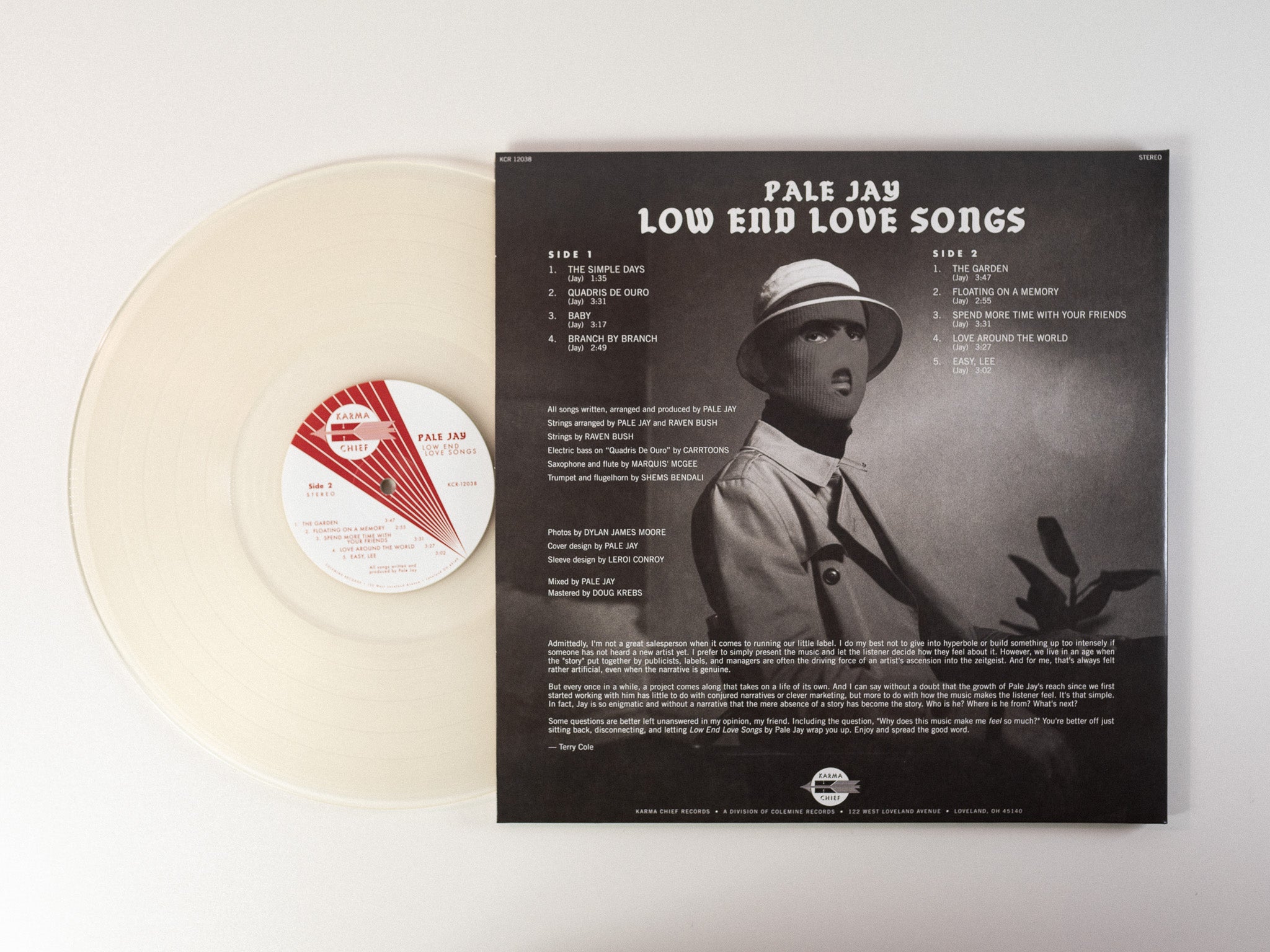 Pale Jay Low End Love Songs vinyle LP storm cloud soul