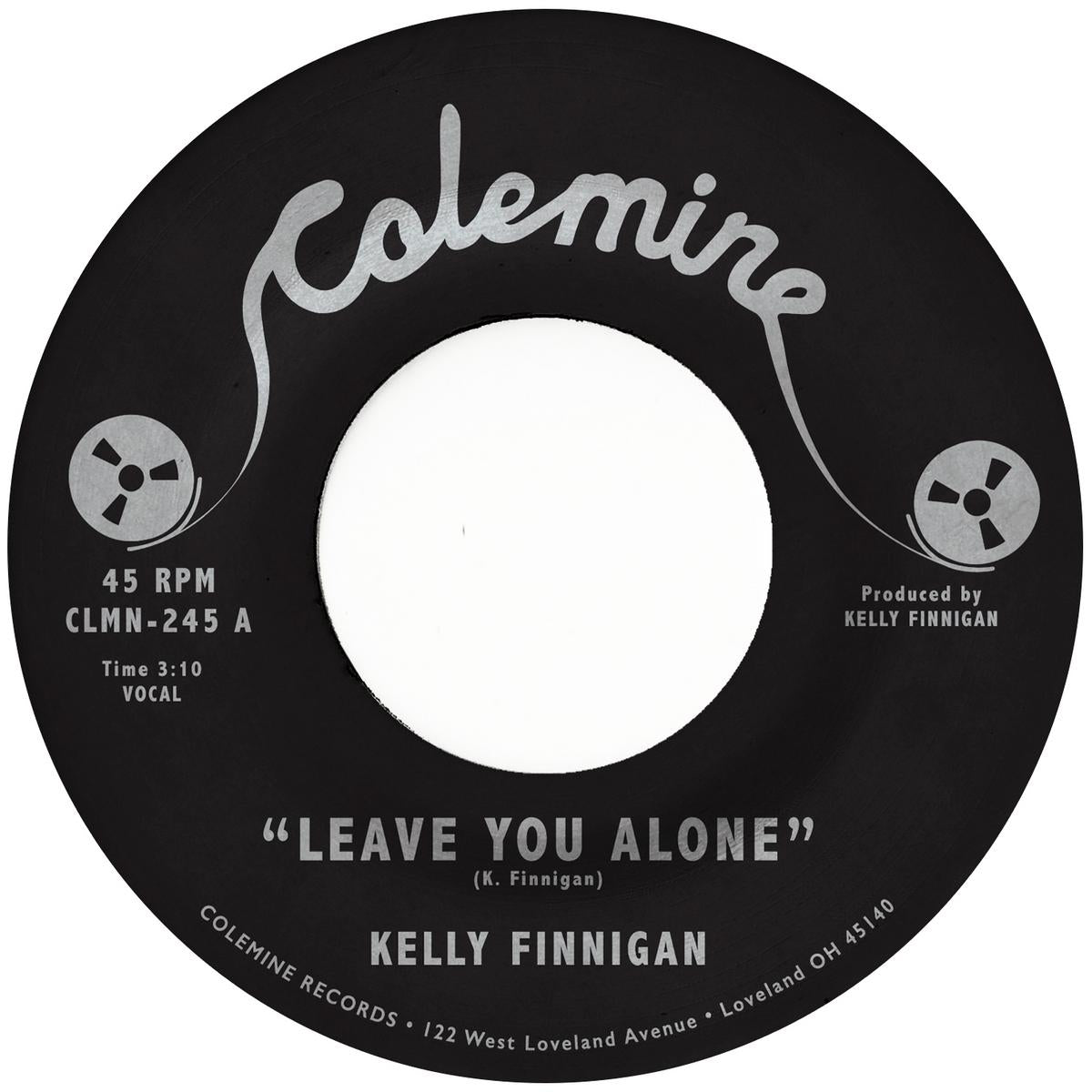 Kelly Finnigan Leave You Alone vinyle 45T fuchsia soul