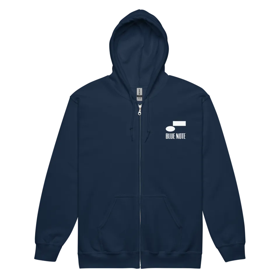 Blue Note Vintage Logo sweat zippé coton noir taille L