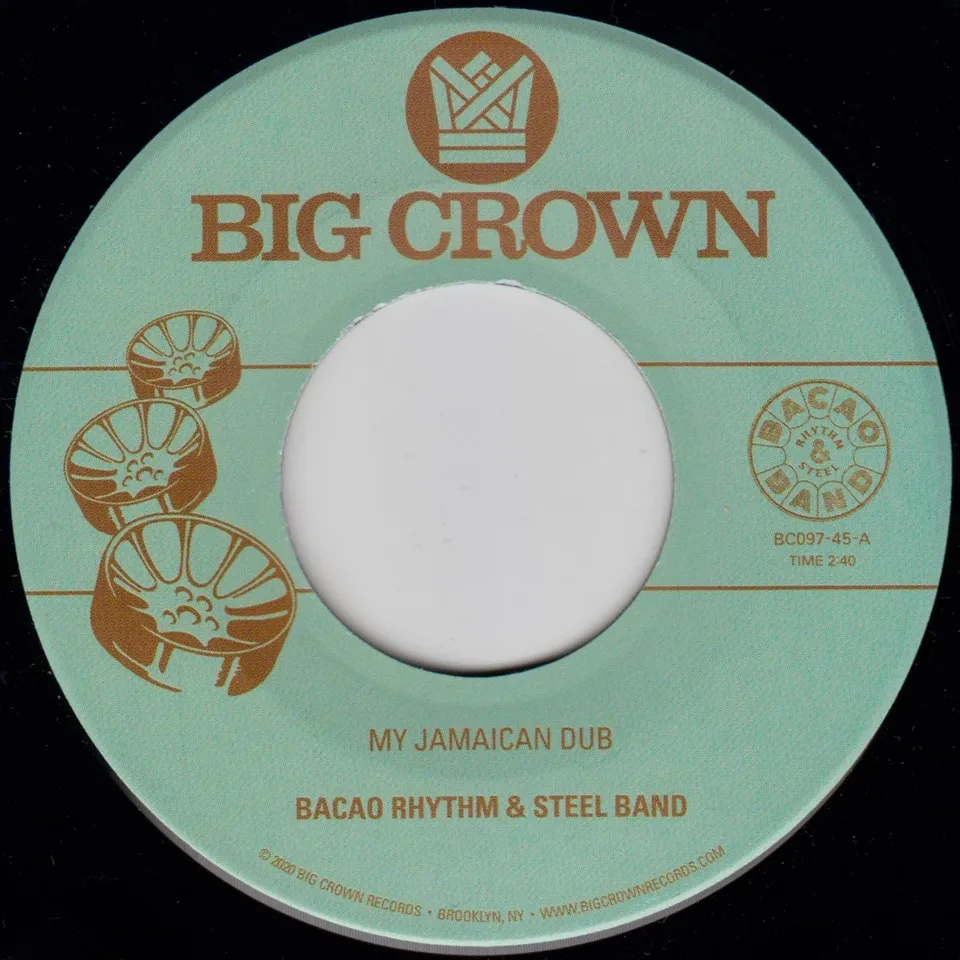 Big Crown Records Bacao My Jamaican Dub 45 tours