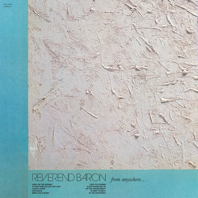 Reverend Baron From Anywhere vinyle LP maroon dédicacé