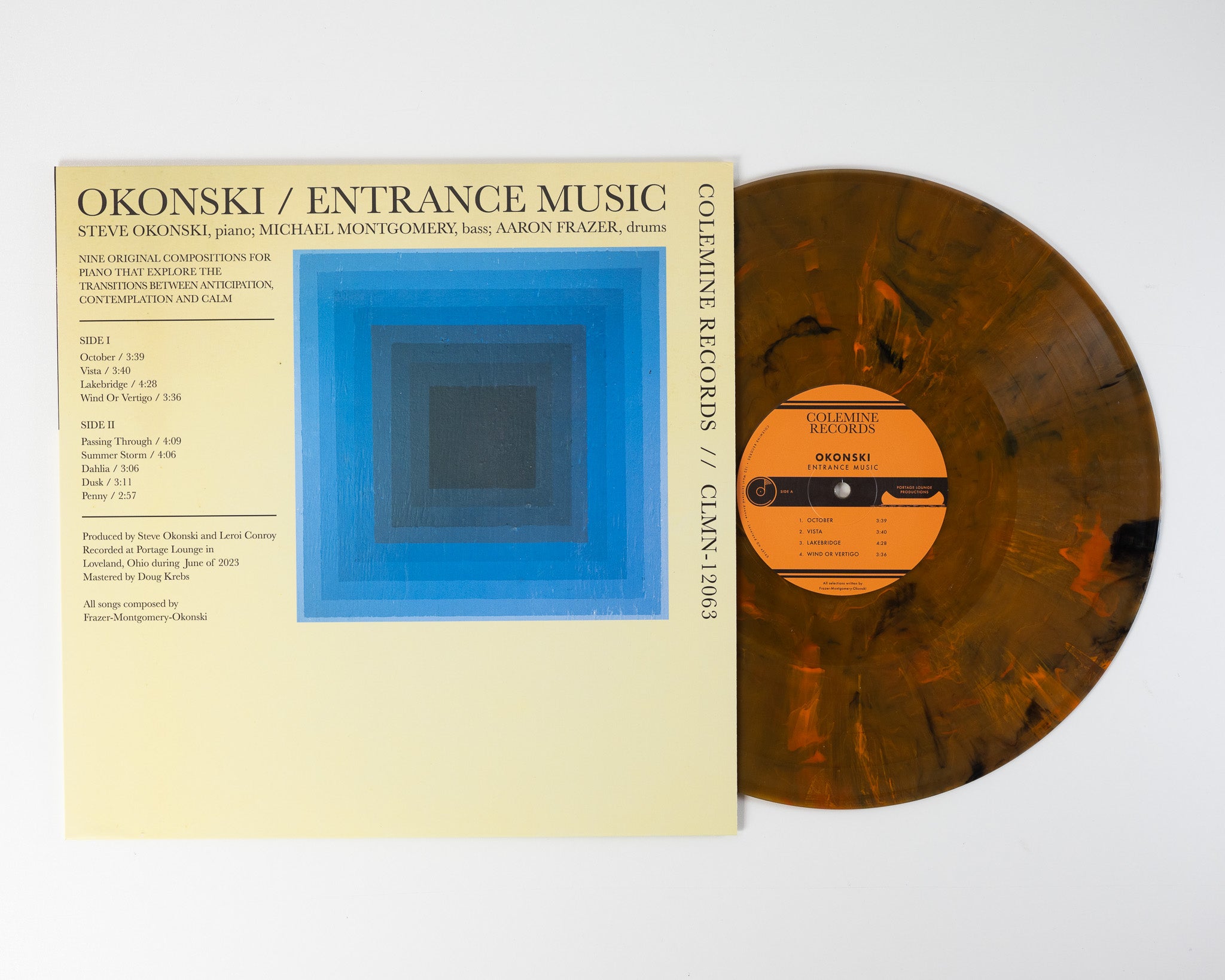 Okonski Entrance Music LP vinyle noir trio jazz