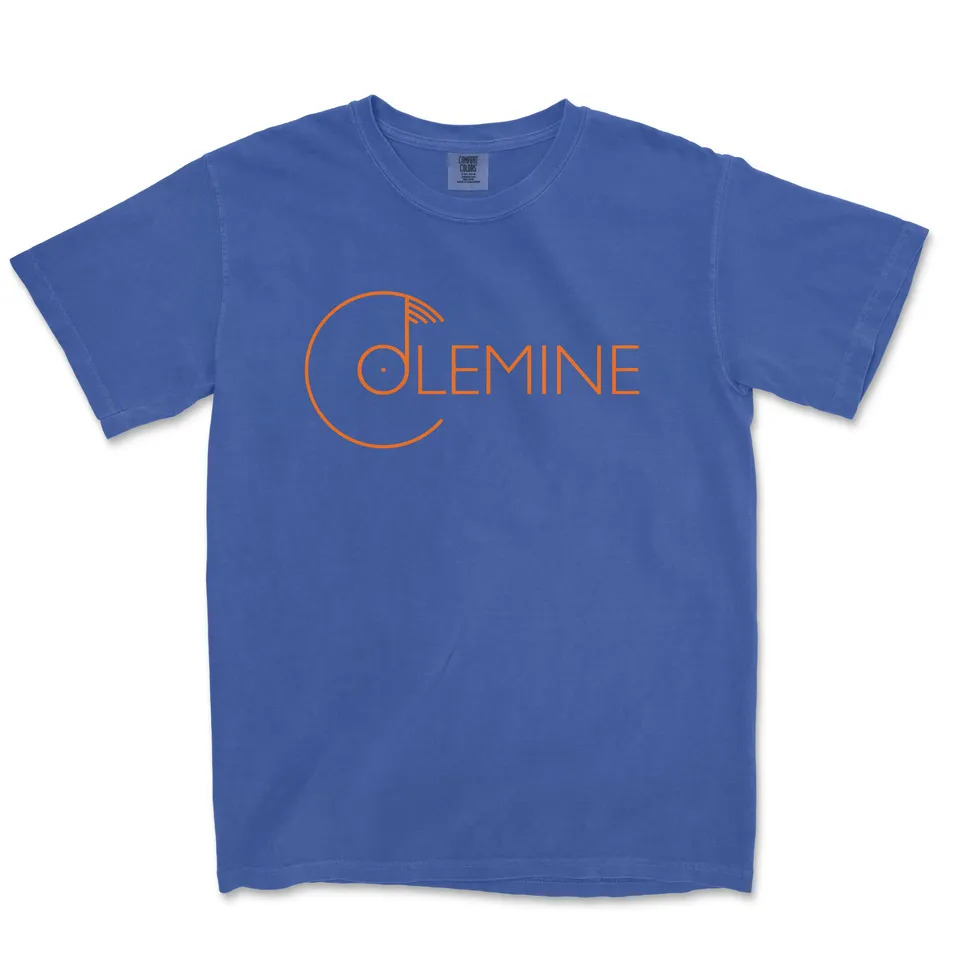 Colemine Logo Shirt T-shirt bleu coton taille XL