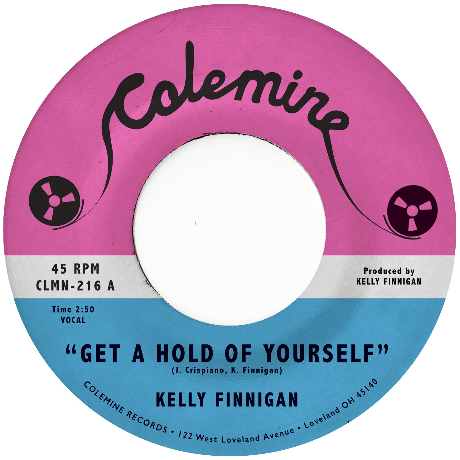 Kelly Finnigan Get A Hold Of Yourself 45 tours gris