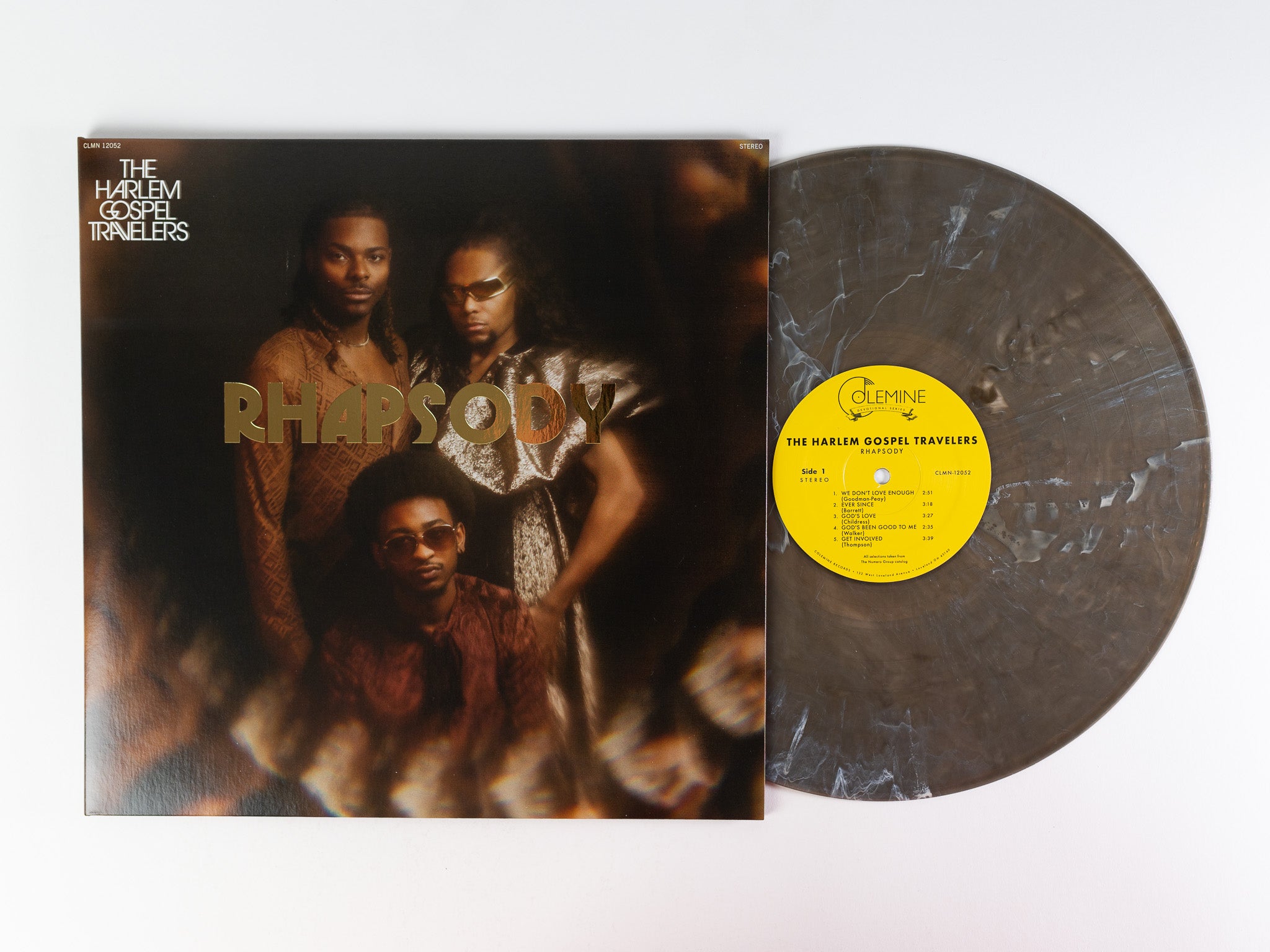 Colemine Harlem Gospel Travelers Rhapsody LP swirl gospel