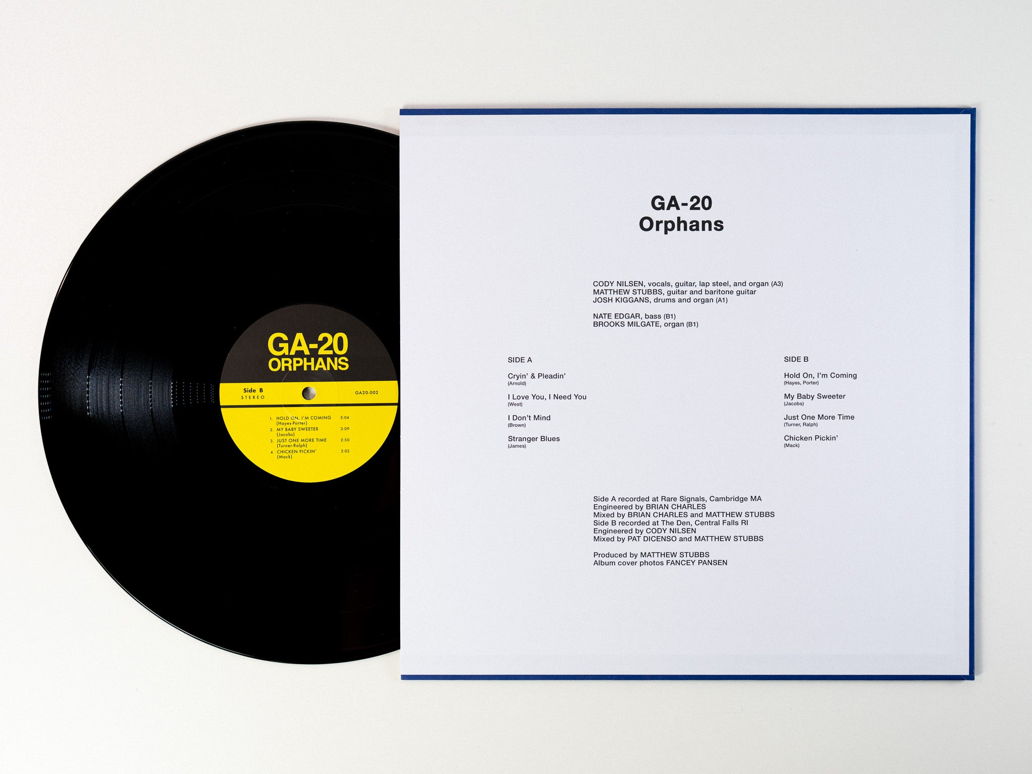GA-20 Orphans vinyle LP sunspot blues