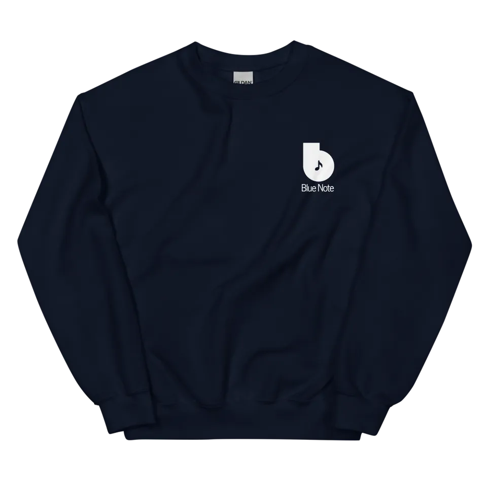 Blue Note B Logo sweat crewneck noir coton 50%