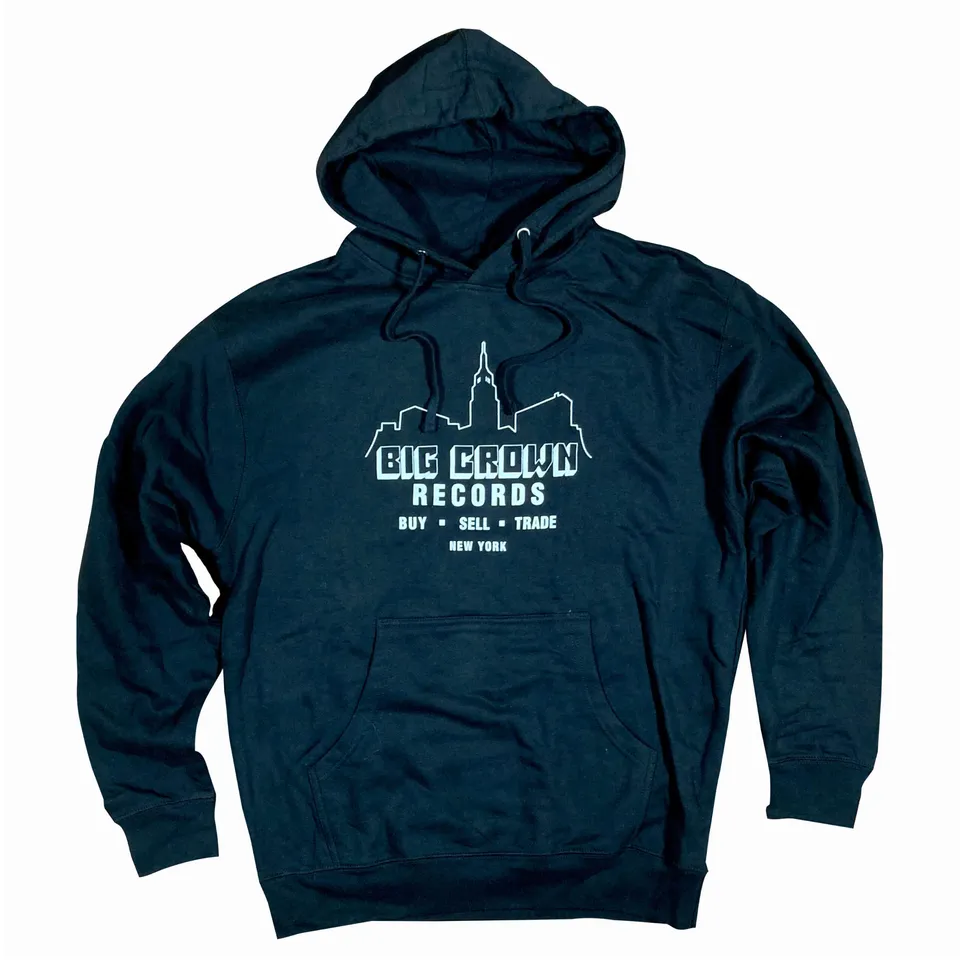 Big Crown Big City hoodie noir sweat capuche coton