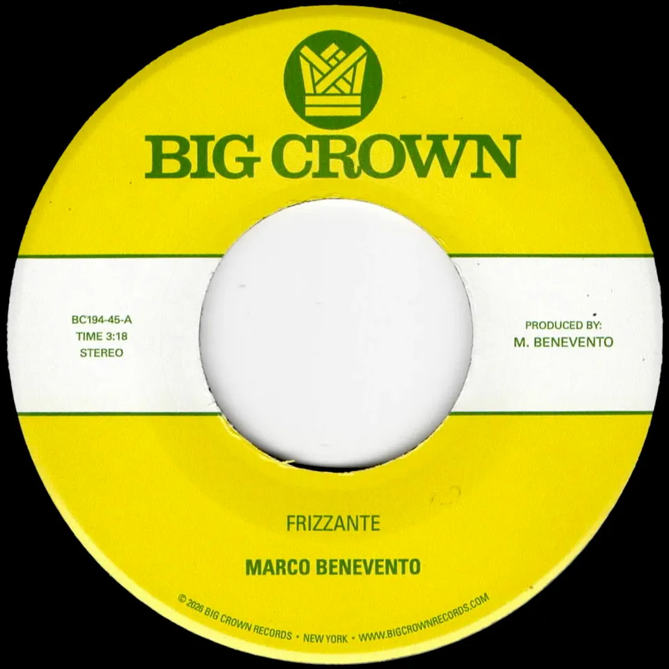 Marco Benevento Frizzante b/w Turandot 45 Tours 7" Soul Jazz
