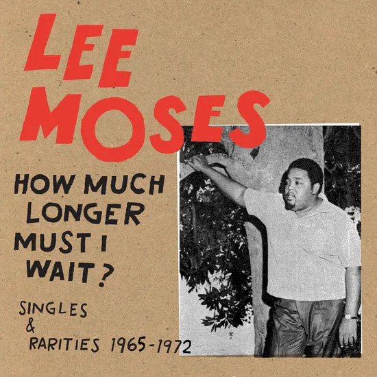 Lee Moses How Much Longer LP vinyle red cream swirl