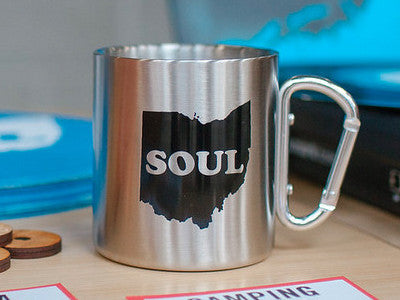 Colemine Ohio Soul Camping Mug aluminium mousqueton