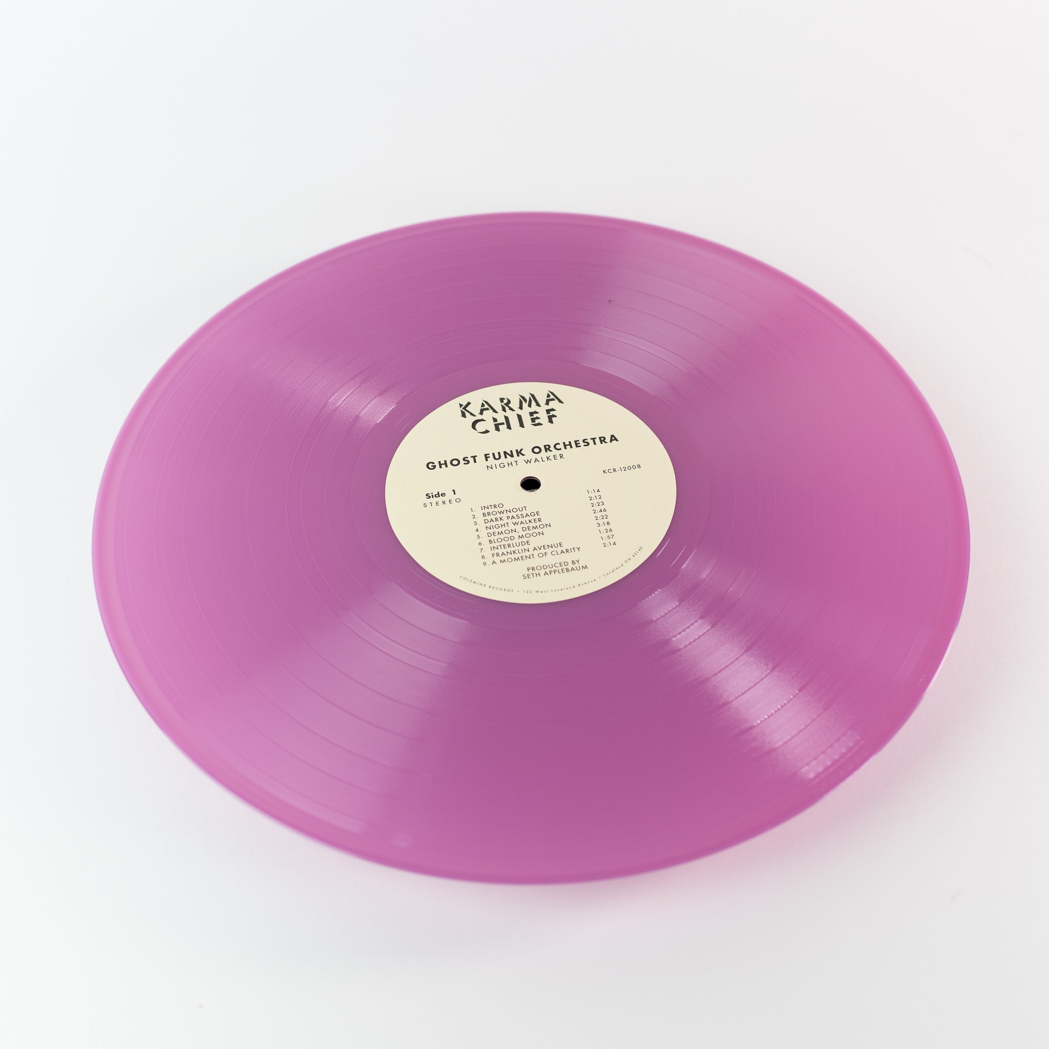 Ghost Funk Orchestra Night Walker vinyle LP violet jazz psych