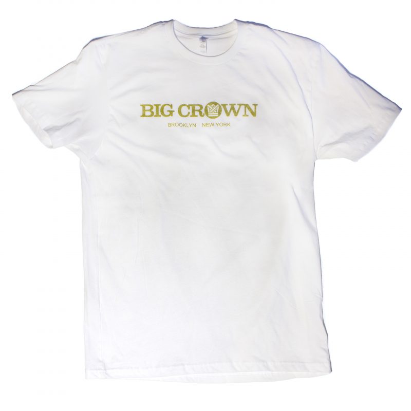 Big Crown Logo T-shirt blanc Next Level