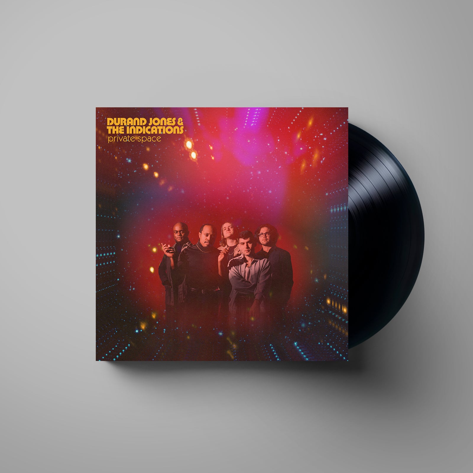 Durand Jones Private Space LP vinyle rouge nebula