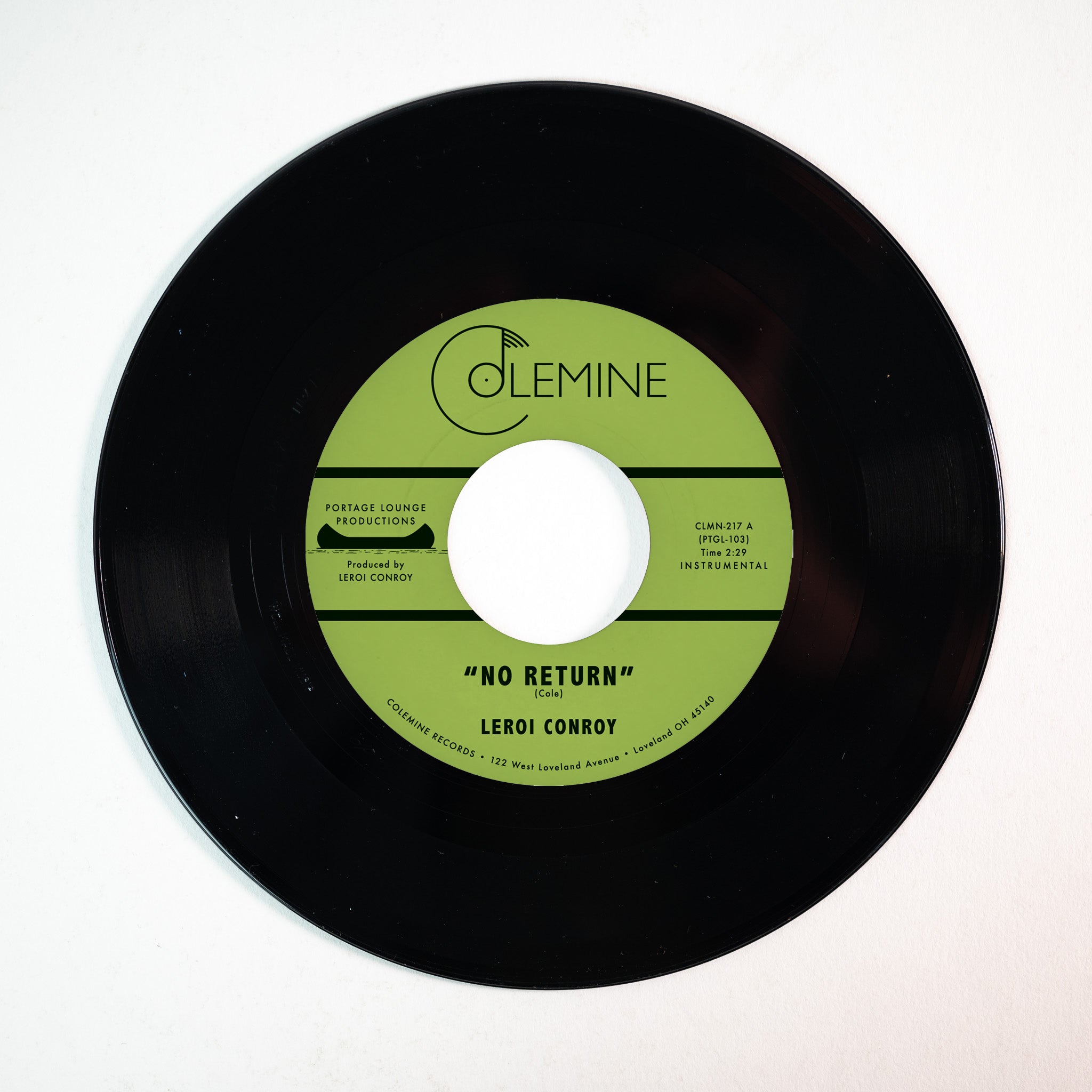 Leroi Conroy No Return 45 tours vinyle noir