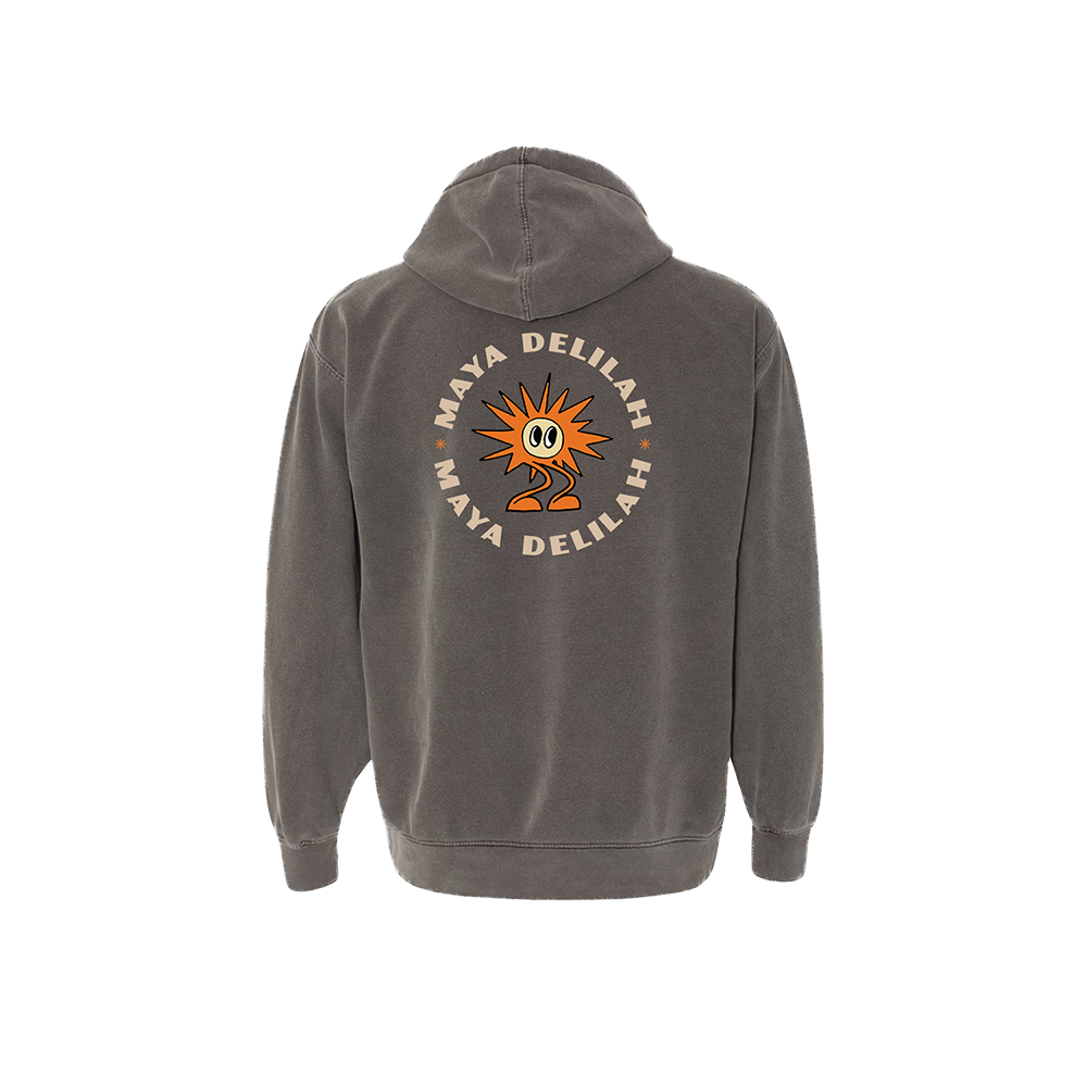 Maya Delilah Spike hoodie pepper coton brodé