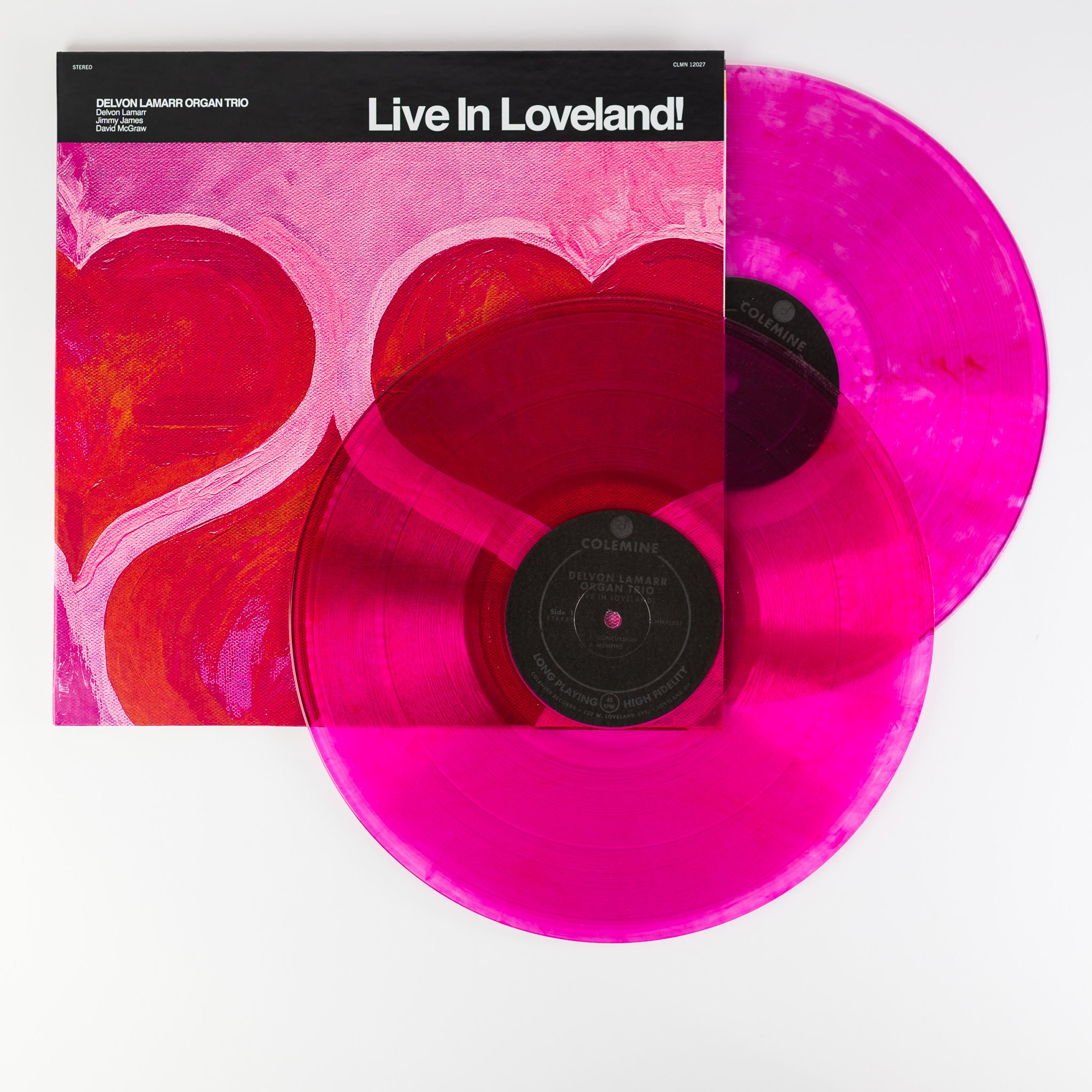 Colemine Delvon Lamarr Organ Trio Live In Loveland! double vinyle rose