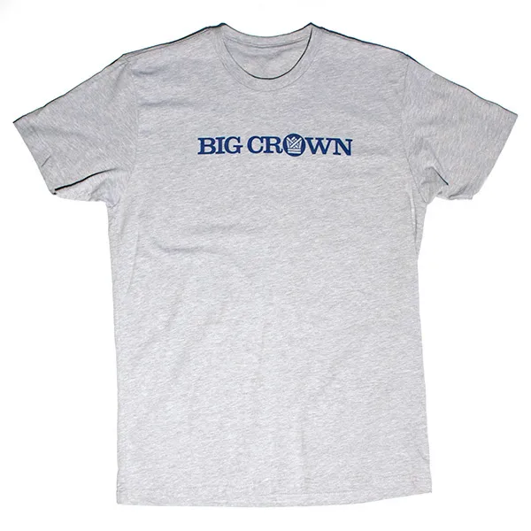 Big Crown Logo T-Shirt gris t-shirt coton BCR