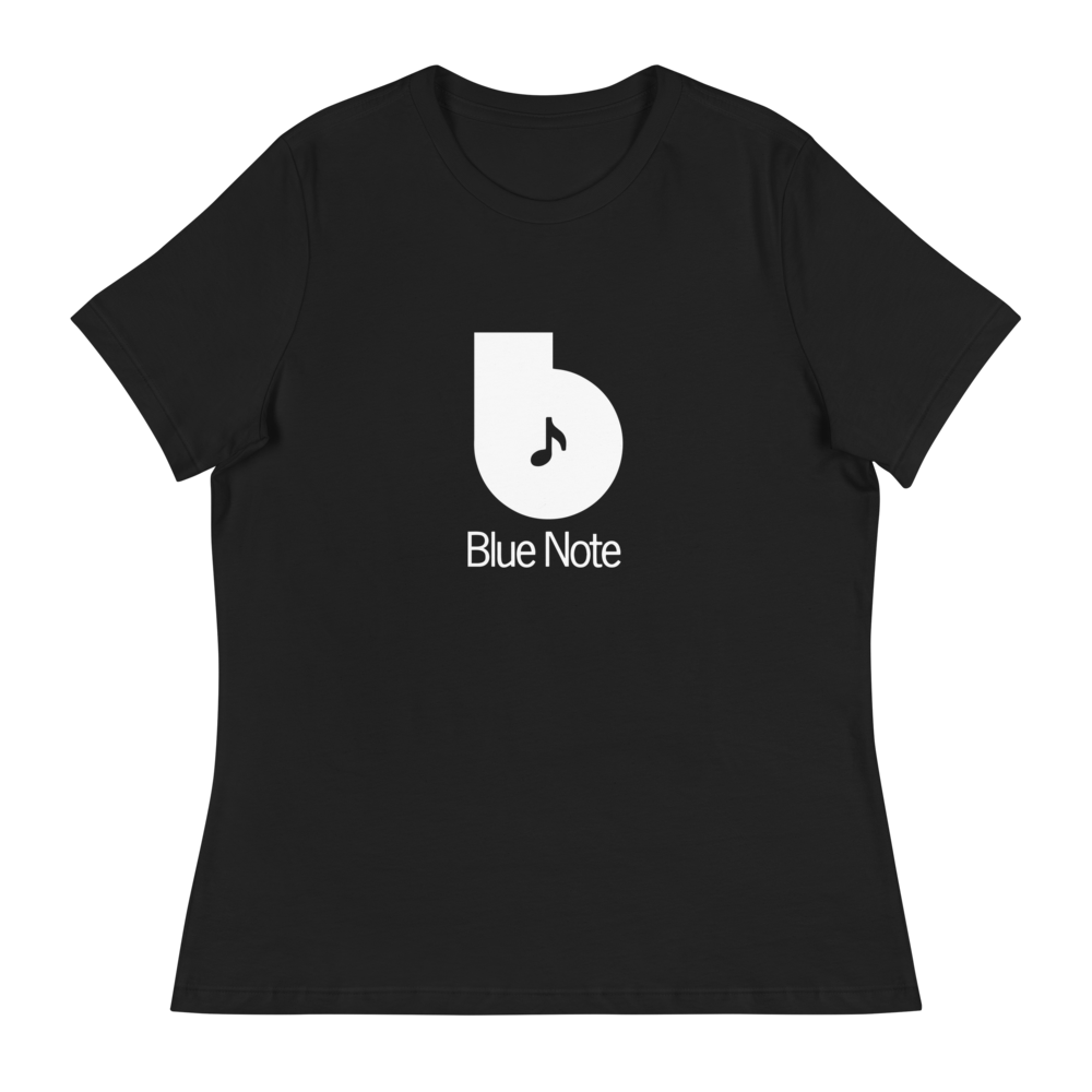 Blue Note T-shirt Femme Logo B gris coton taille M