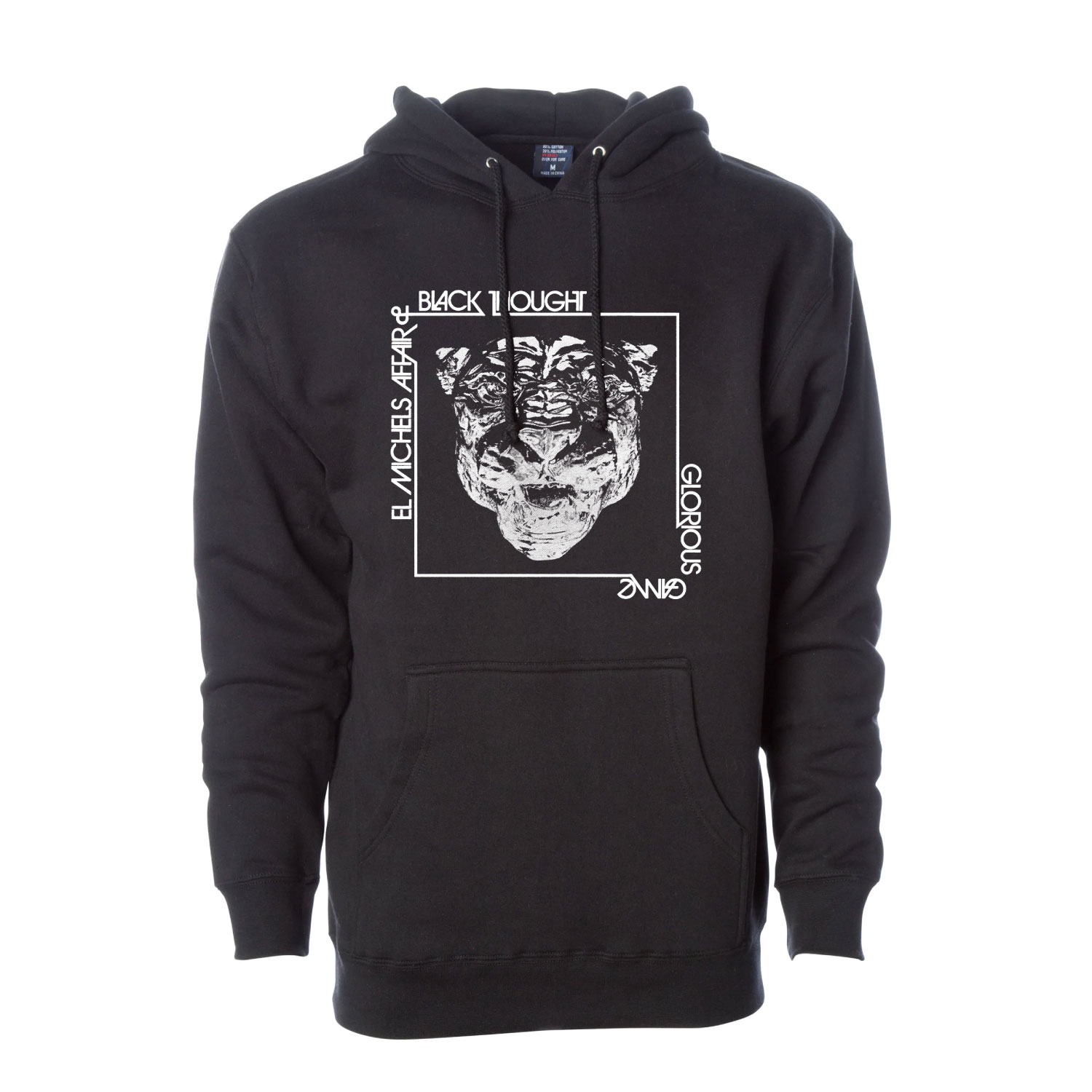 Big Crown Records EMABT sweat capuche panthère noir