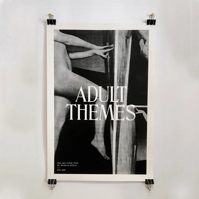 El Michels Affair Adult Themes poster sérigraphie 25x19