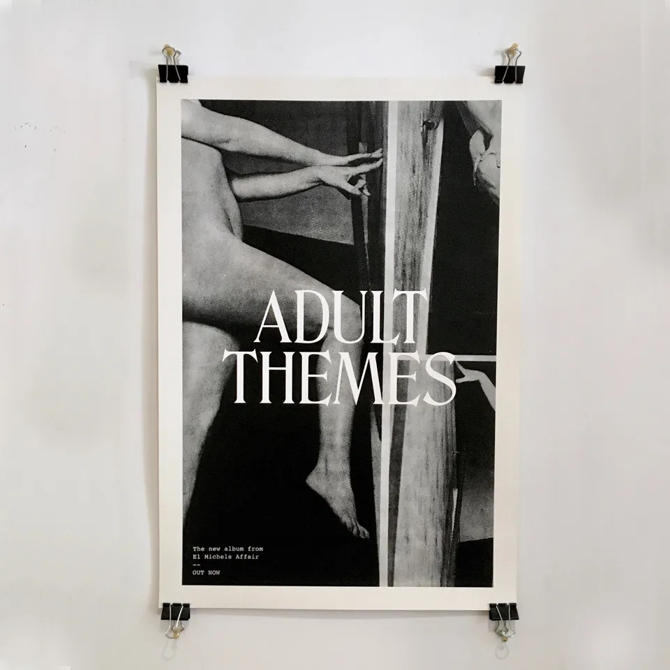 El Michels Affair Adult Themes poster sérigraphie 25x19
