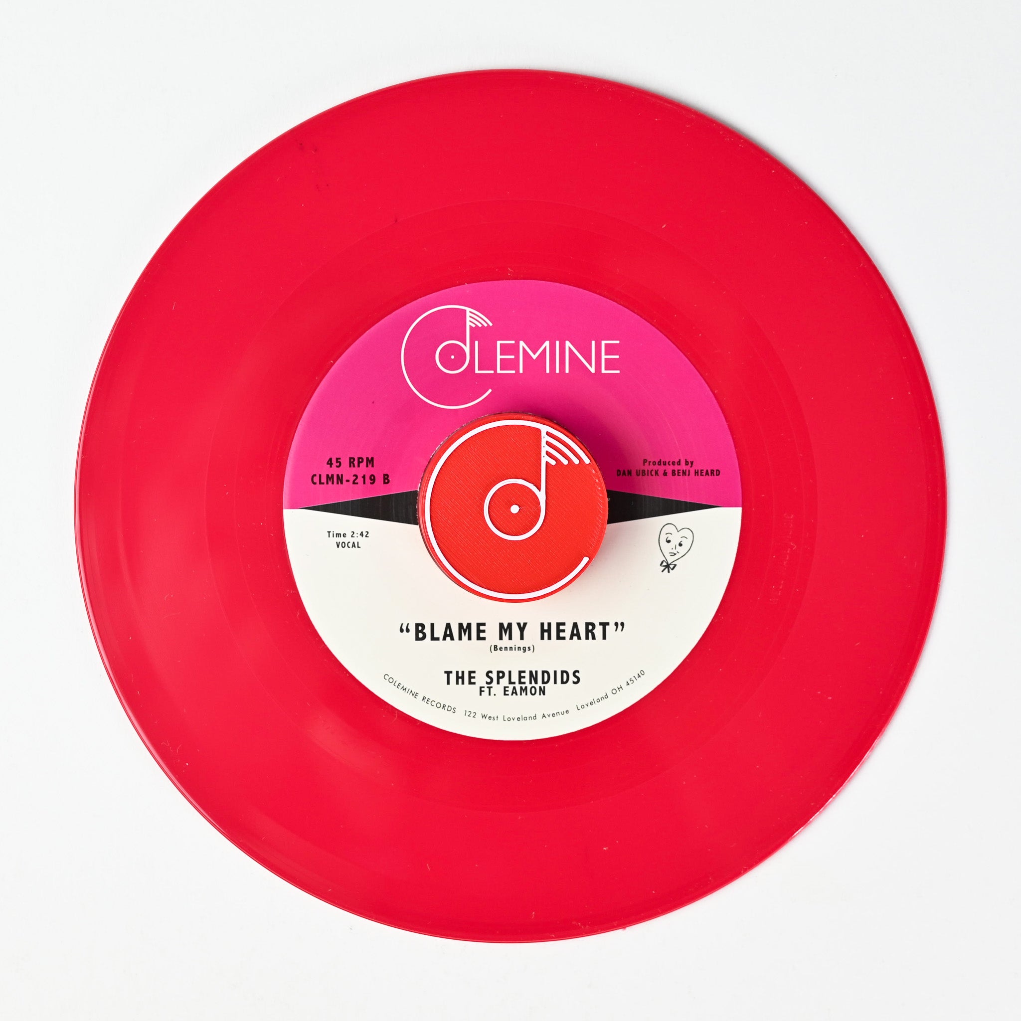 Colemine The Splendids Cry Baby Cry 45 tours 7" sweet soul
