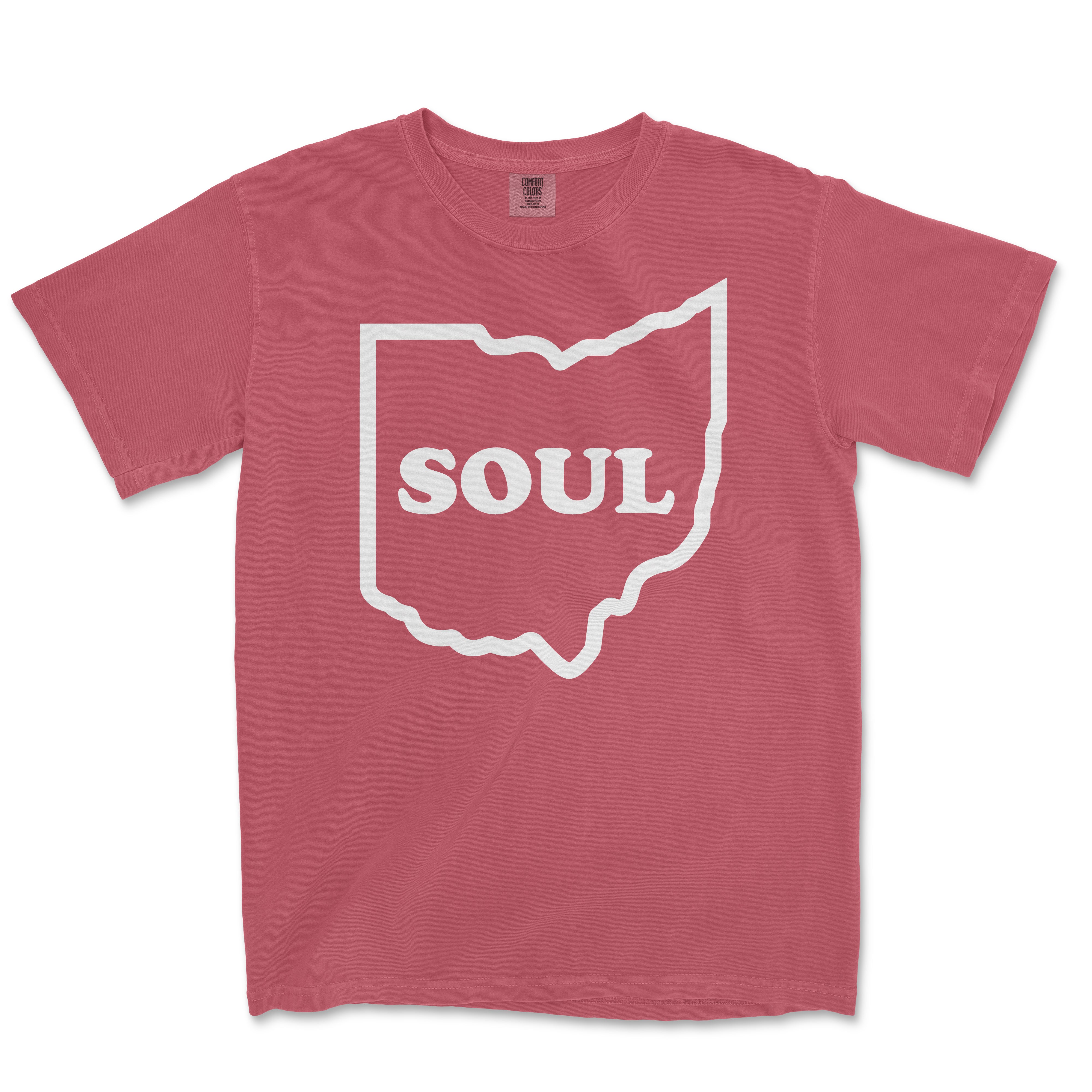 Ohio Soul Shirt t-shirt coton rouge taille L