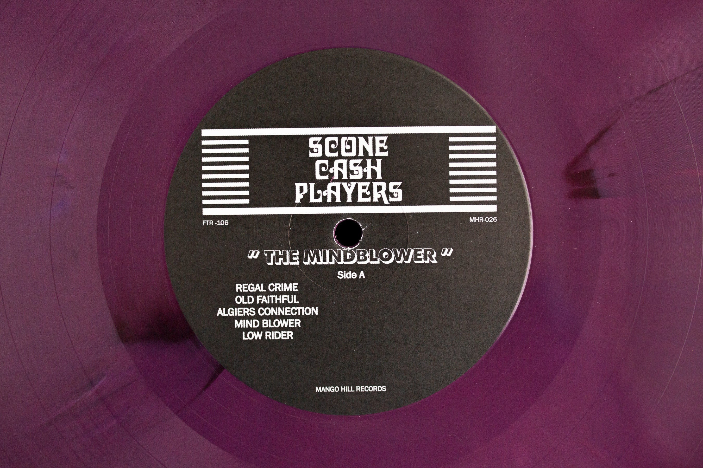 Scone Cash Players The Mind Blower vinyle LP couleur signé