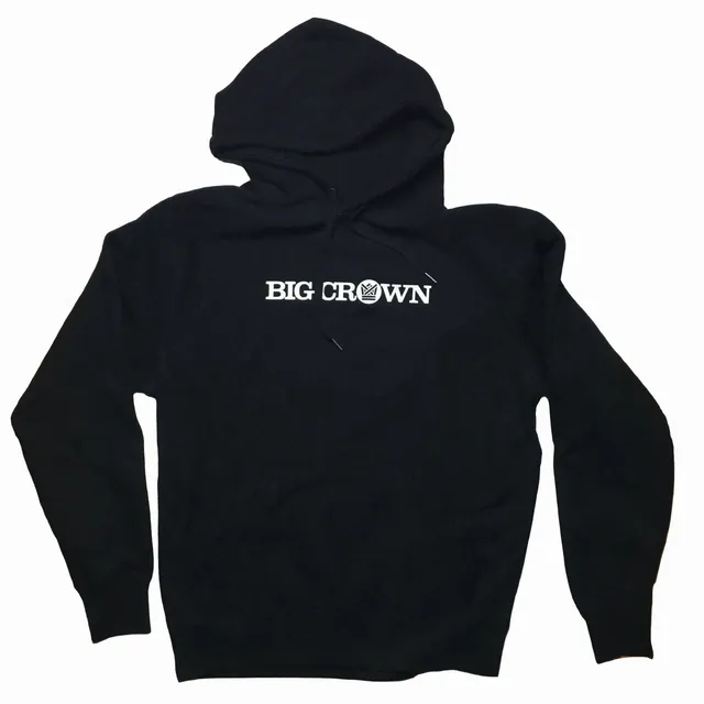 Big Crown Records Logo Pullover Hoodie sweat noir