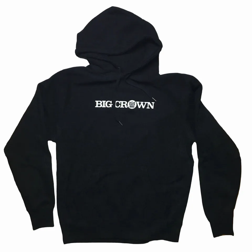 Big Crown Records Logo Pullover Hoodie sweat noir