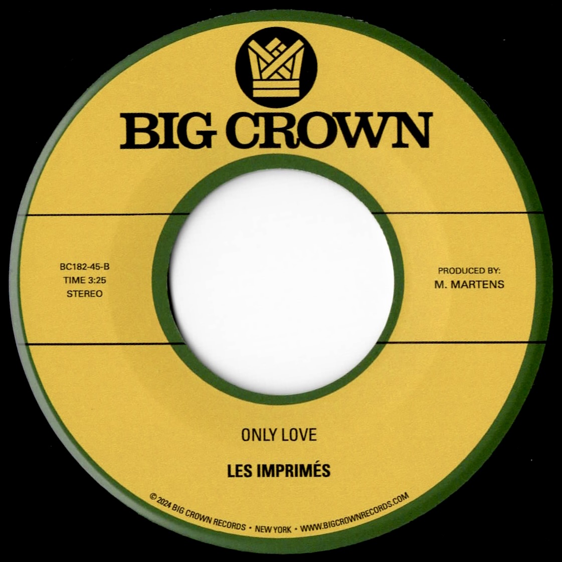 Les Imprimés With You b/w Only Love 45 tours vinyle