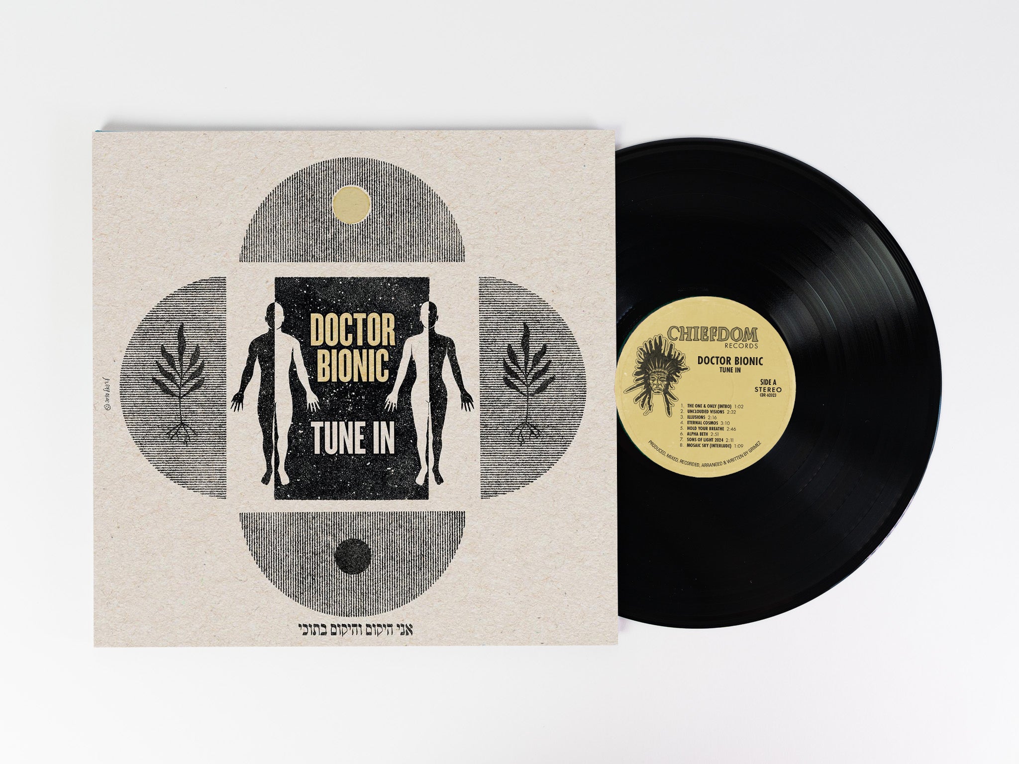 Doctor Bionic Tune In vinyle LP jaune opaque funk instrumental