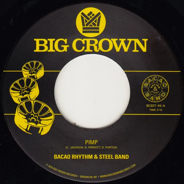 Bacao Rhythm & Steel Band Pimp vinyle 7 pouces funk reggae