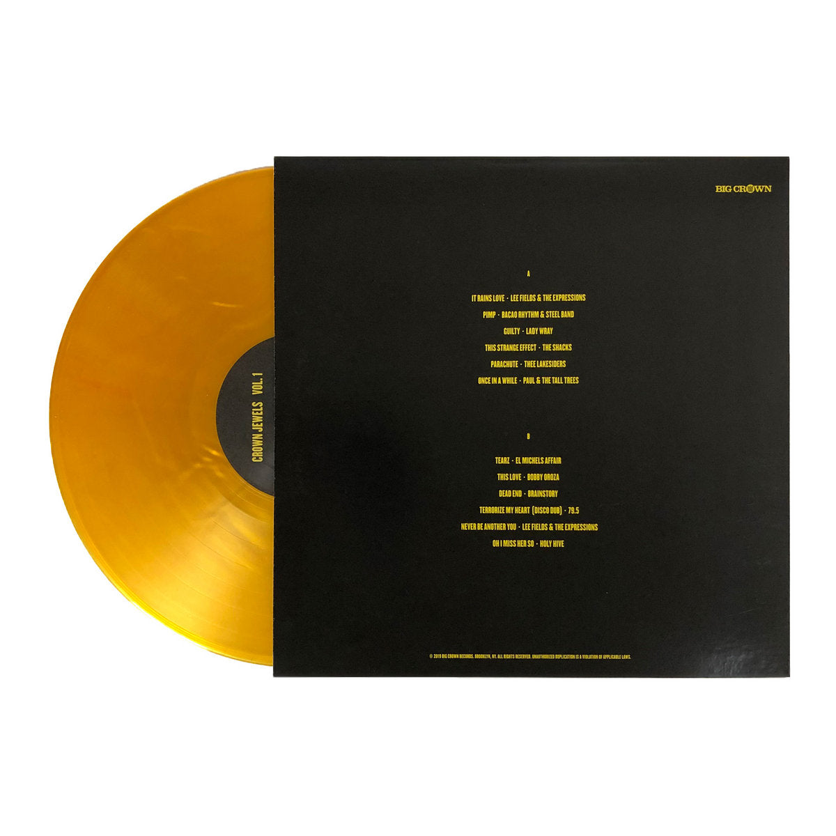 Big Crown Crown Jewels Vol.1 LP vinyle Fools Gold compilation