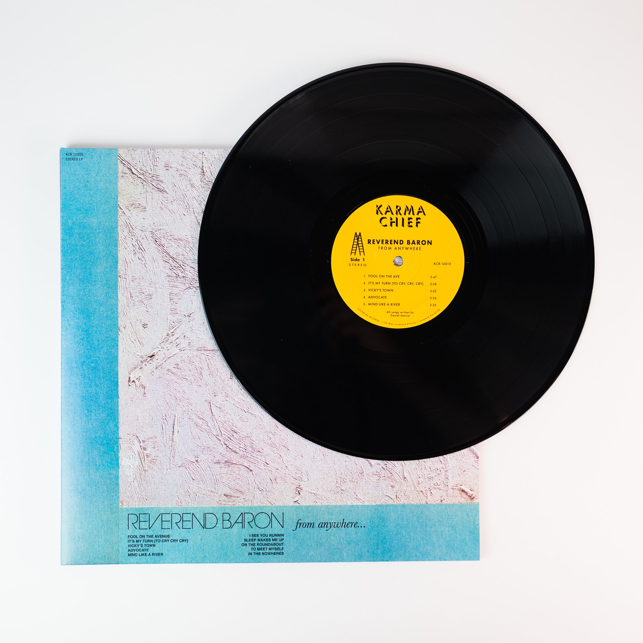 Reverend Baron From Anywhere vinyle LP maroon dédicacé