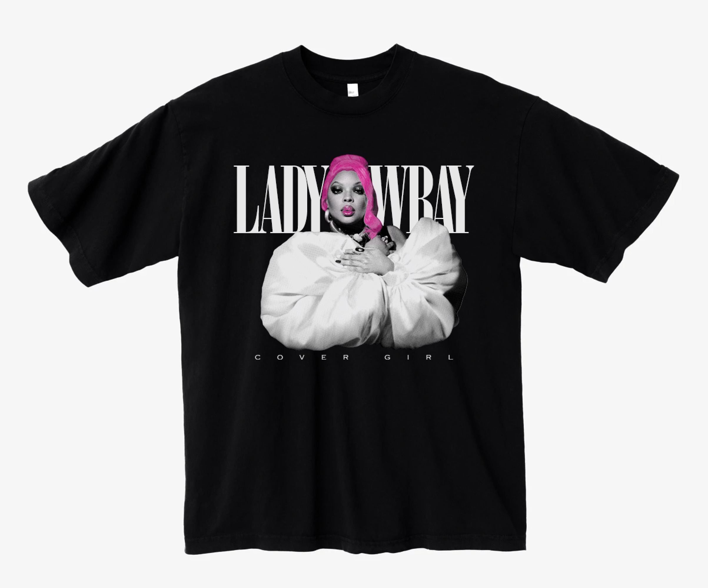 Pink Pop Cover Girl T-Shirt t-shirt coton rose
