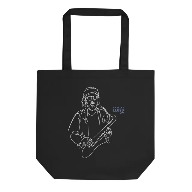 Blue Note Charles Lloyd tote bag sac toile coton bio noir