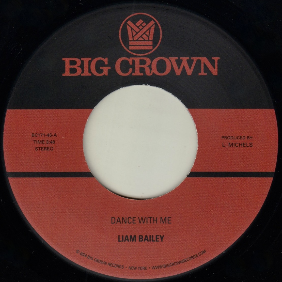 Big Crown Liam Bailey Dance With Me 45 tours single reggae