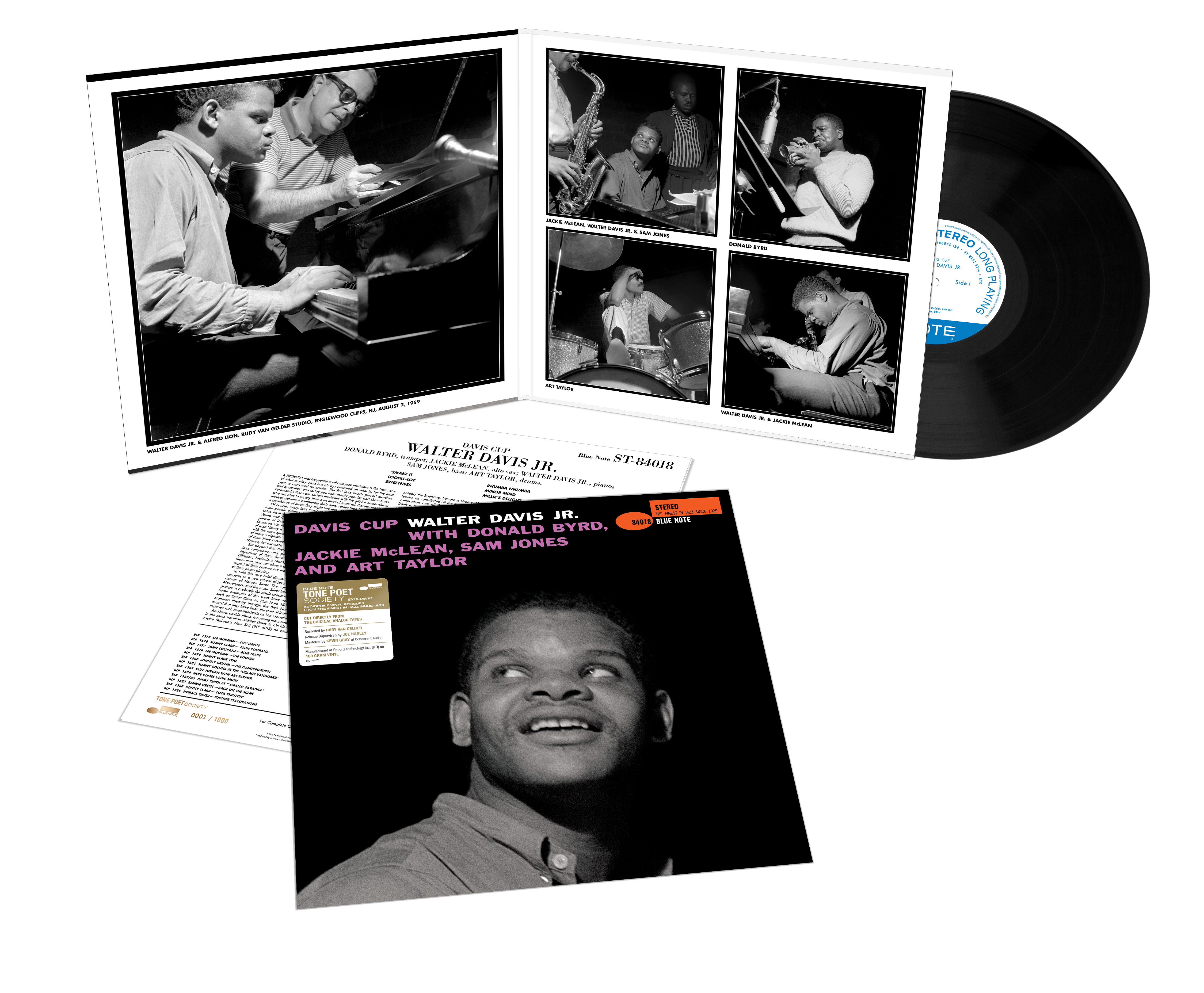 Blue Note Tone Poet Walter Davis Jr Davis Cup vinyle numéroté 1000