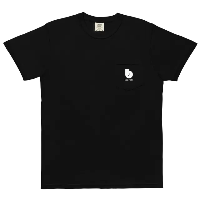 Blue Note B Logo T-shirt poche coton Noir