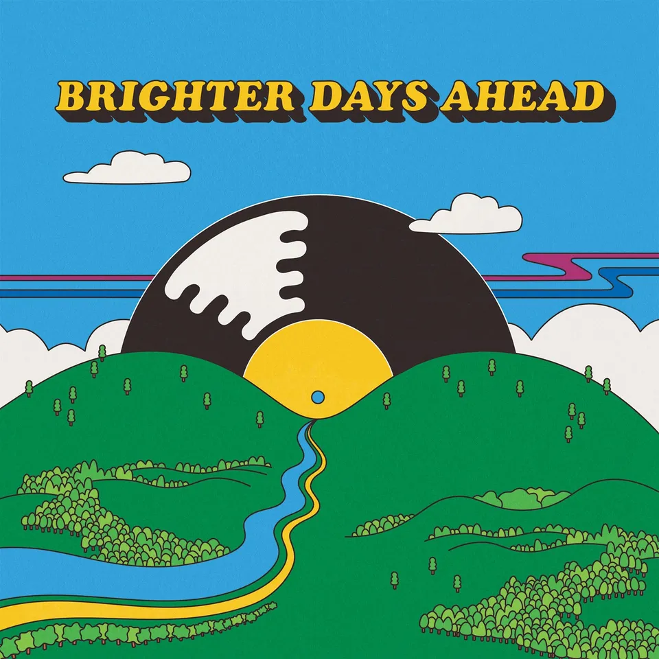 Brighter Days Ahead compilation double vinyle noir 2LP