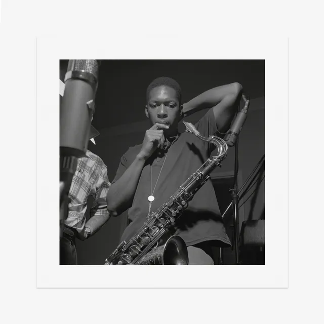 John Coltrane Blue Train Print Art 18x18 Non Encadré