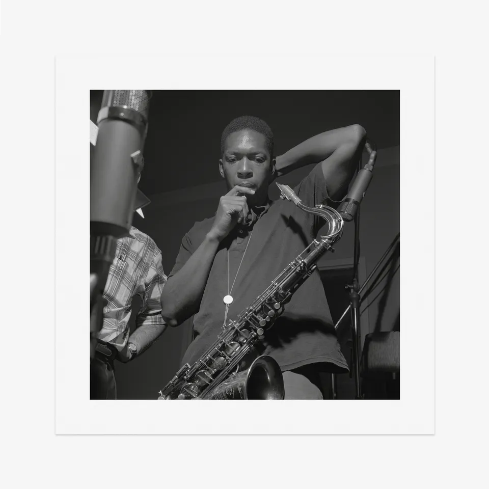 John Coltrane Blue Train Print Art 18x18 Non Encadré