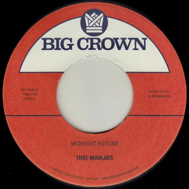 Thee Marloes Midnight Hotline 45 tours 7 pouces
