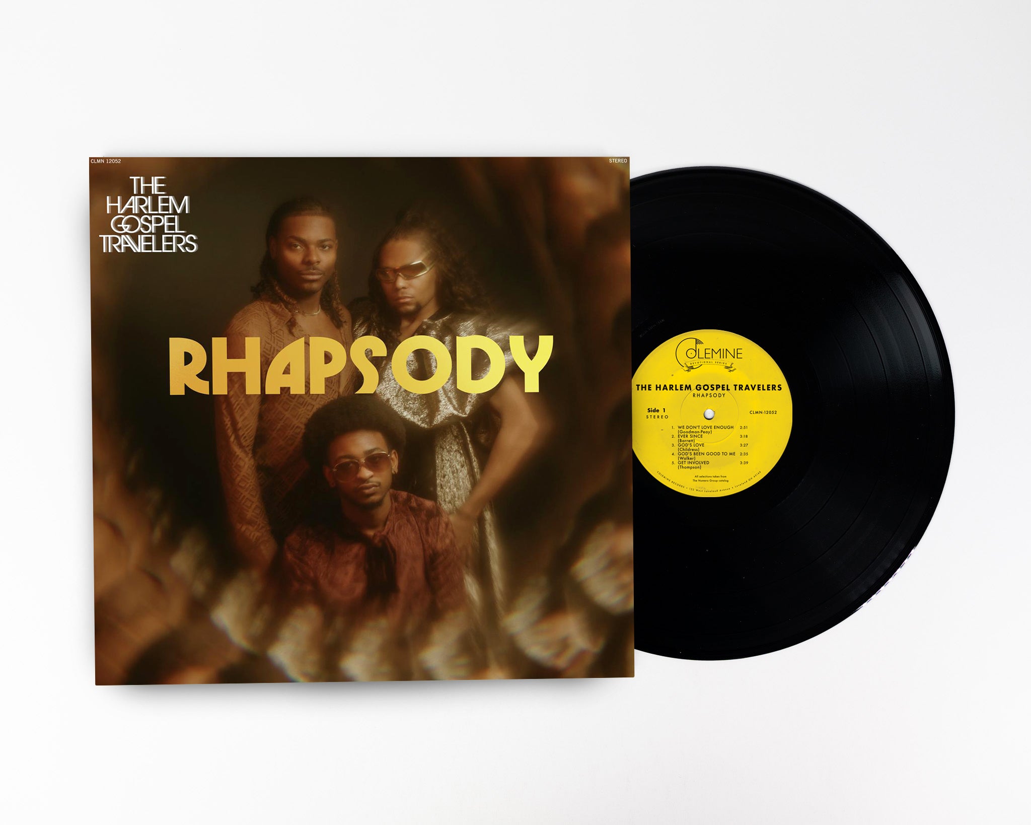 Colemine Harlem Gospel Travelers Rhapsody LP swirl gospel