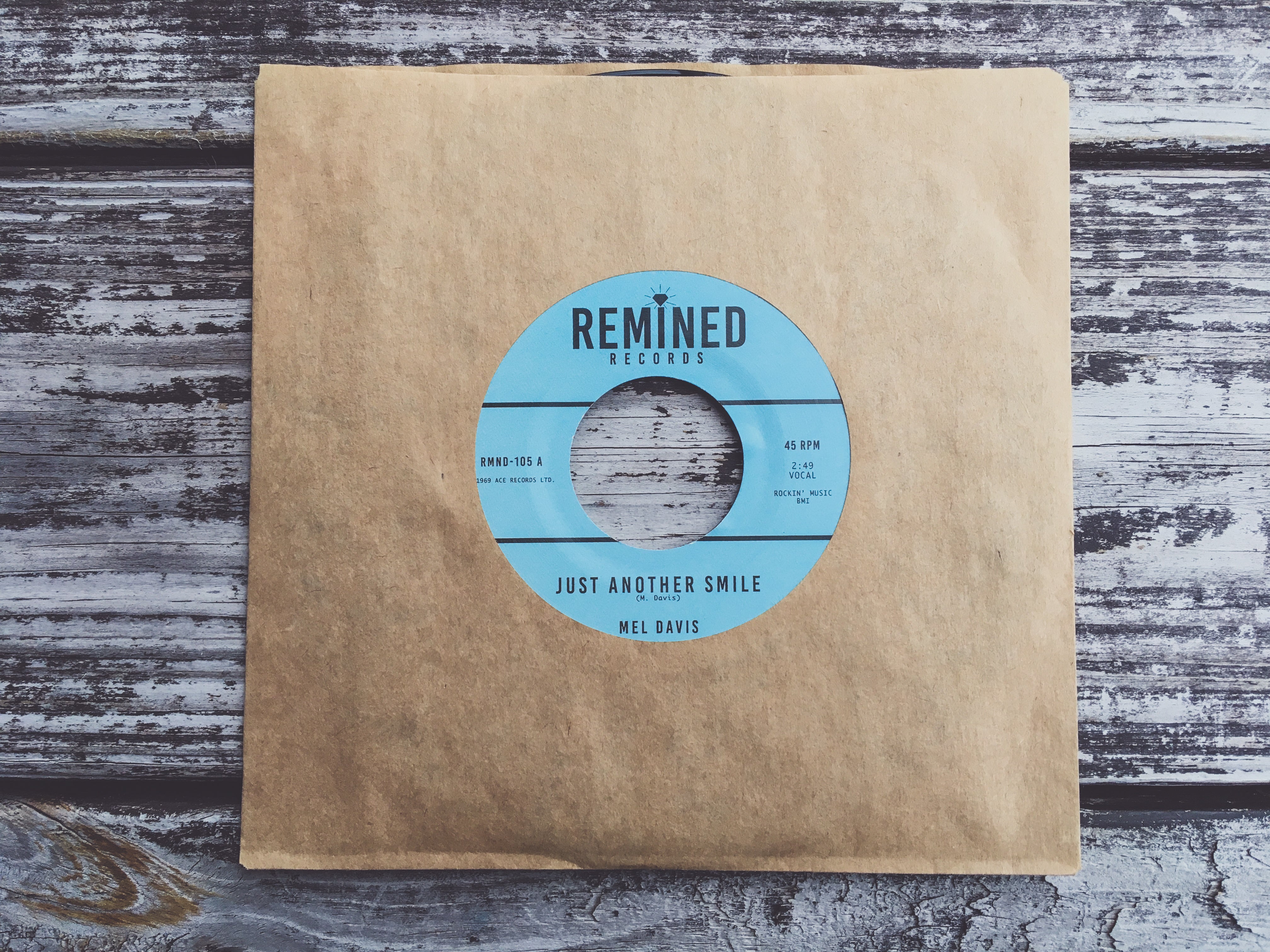 Mel Davis Just Another Smile 45T vinyle funk northern soul