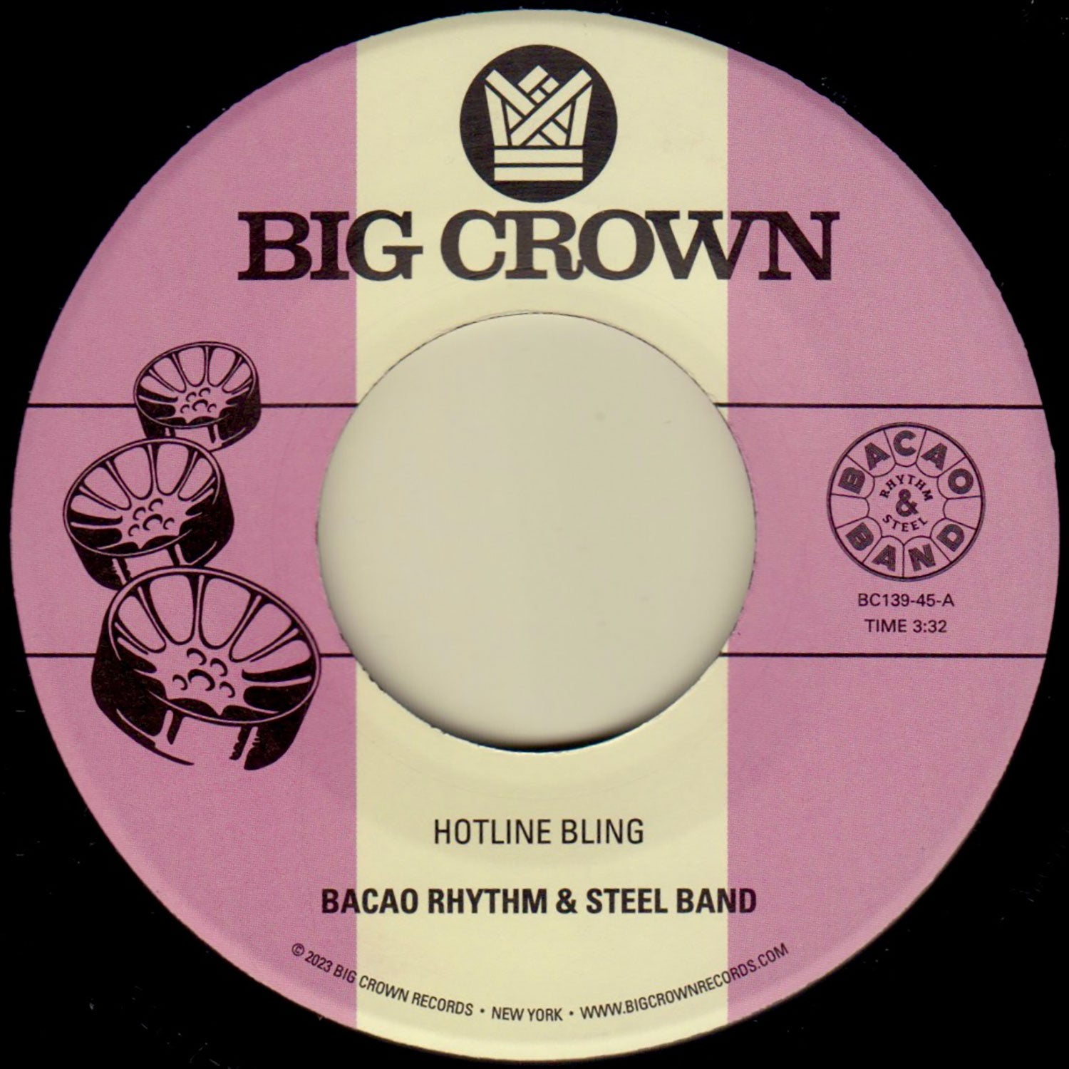 Bacao Rhythm Hotline Bling 45 tours vinyle funk